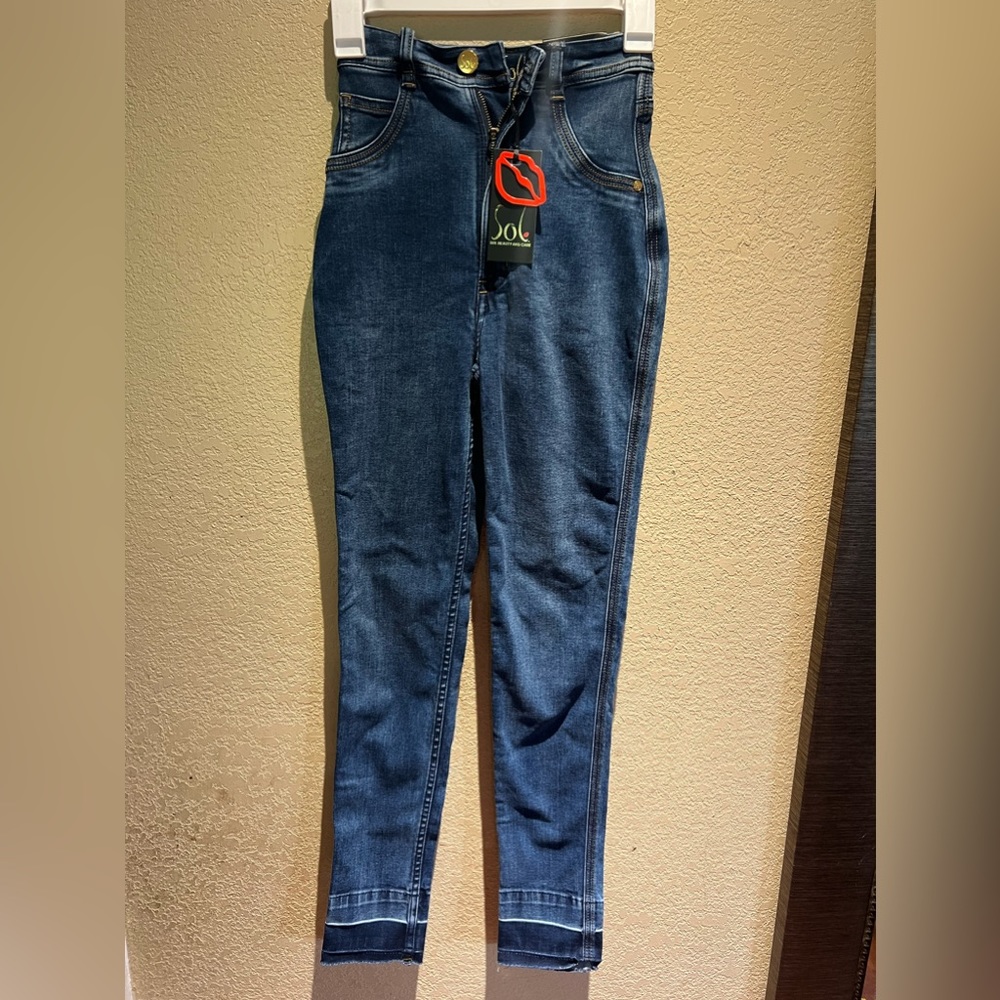 Sol Beauty and Care Push up and Slimming Control High Waist Jeans